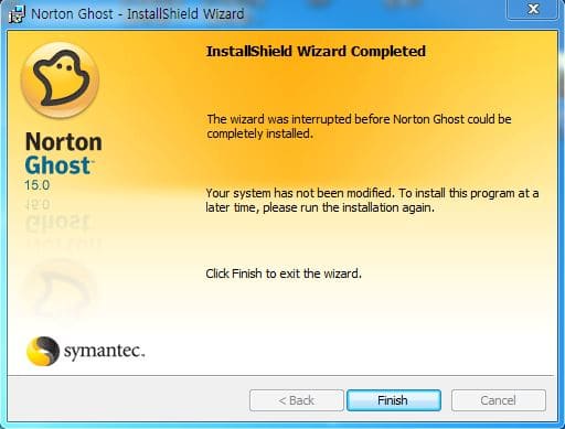 Norton Ghost - программа для переустановки Windows