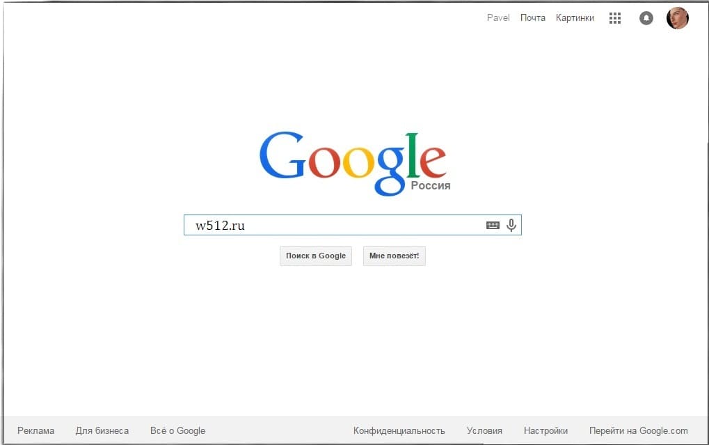 Google — крупнейшая поисковая система интернета. Автоматический перевод англоязычных страниц. Скриншот (screenshot)