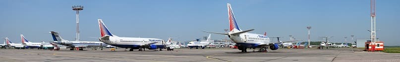 Стоянка самолетов в аэропорту Малага — Коста-дель-Соль (Málaga Airport)